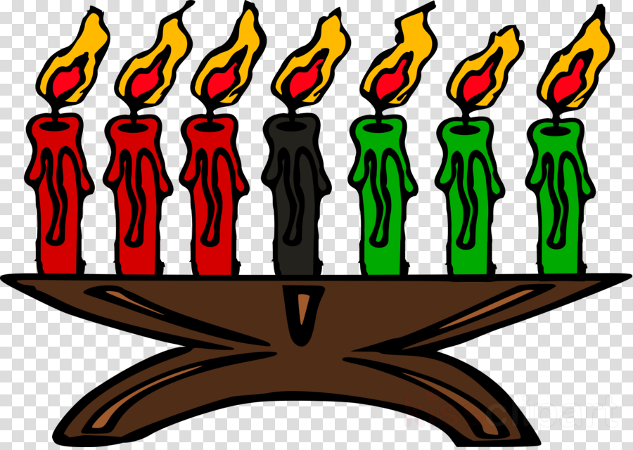 Transparent Kwanzaa Candles (900x640)
