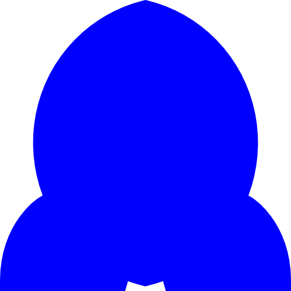 Blue Rocket 2 Svg Clip Arts 600 X 601 Px - Blue Rocket 2 Svg Clip Arts 600 X 601 Px (600x601)