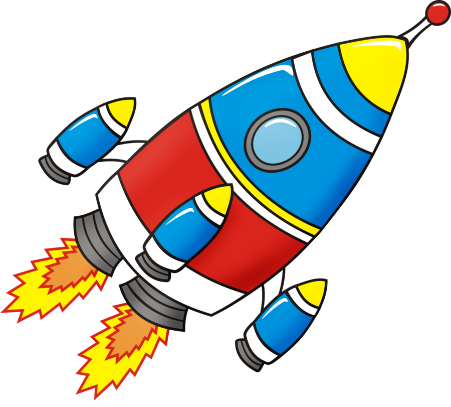 Cohete Animado Clipart Rocket Drawing Clip Art - Cartoon Images Of Rockets (900x811)