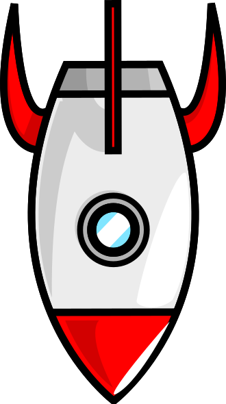 Cartoon Rocket Ship (330x590)