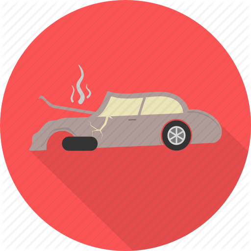 Free Download Traffic Collision Clipart Car Traffic - Car Crash Illustration Flat Png (512x512)