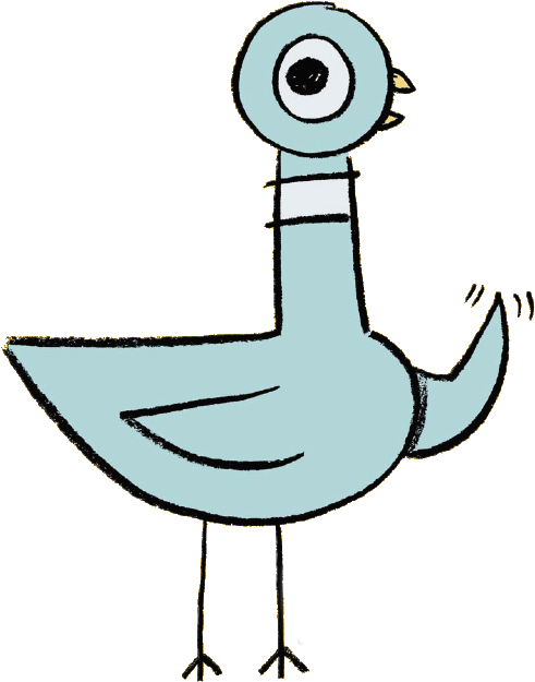 Pigeon Clipart Mo Willems Let's Read - Pigeon By Mo Willems (522x653)
