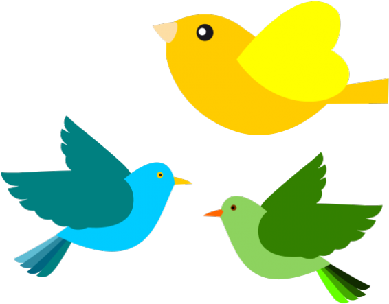 Flies Clipart Cute - Clipart Of Birds (640x480)