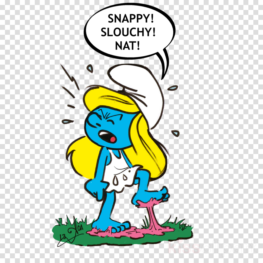 Sticky Situation Clipart Smurfette Handy Smurf Gargamel - Jack The Ripper Clipart (900x900)