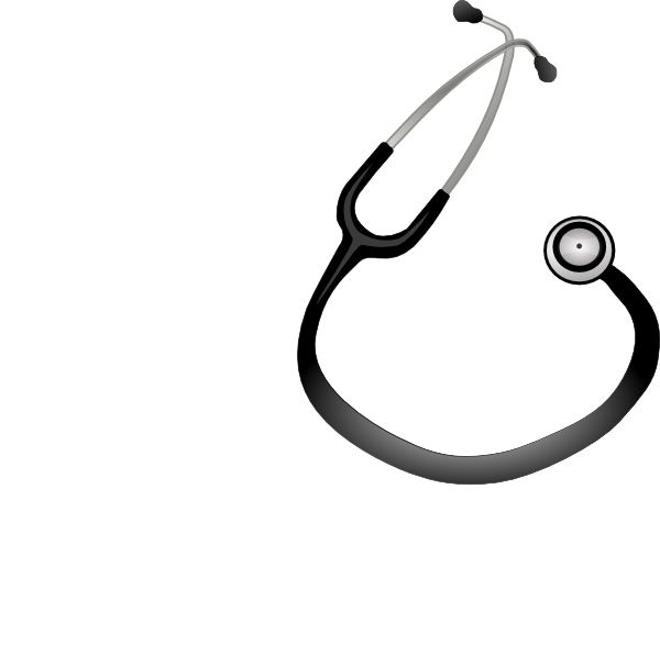 Smurf Estetoscopio Clip Art - Transparent Background Vector Stethoscope Png (600x587)