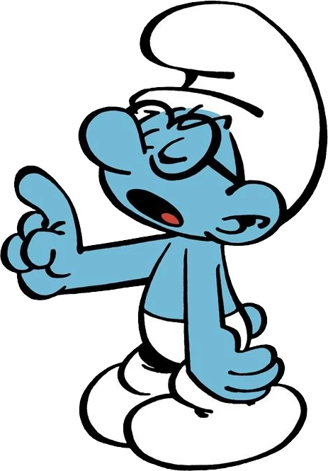 Smurf Png - Know It All Cartoon (463x665)