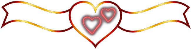 Mq Heart Hearts Banner Neon - Wedding (671x240)