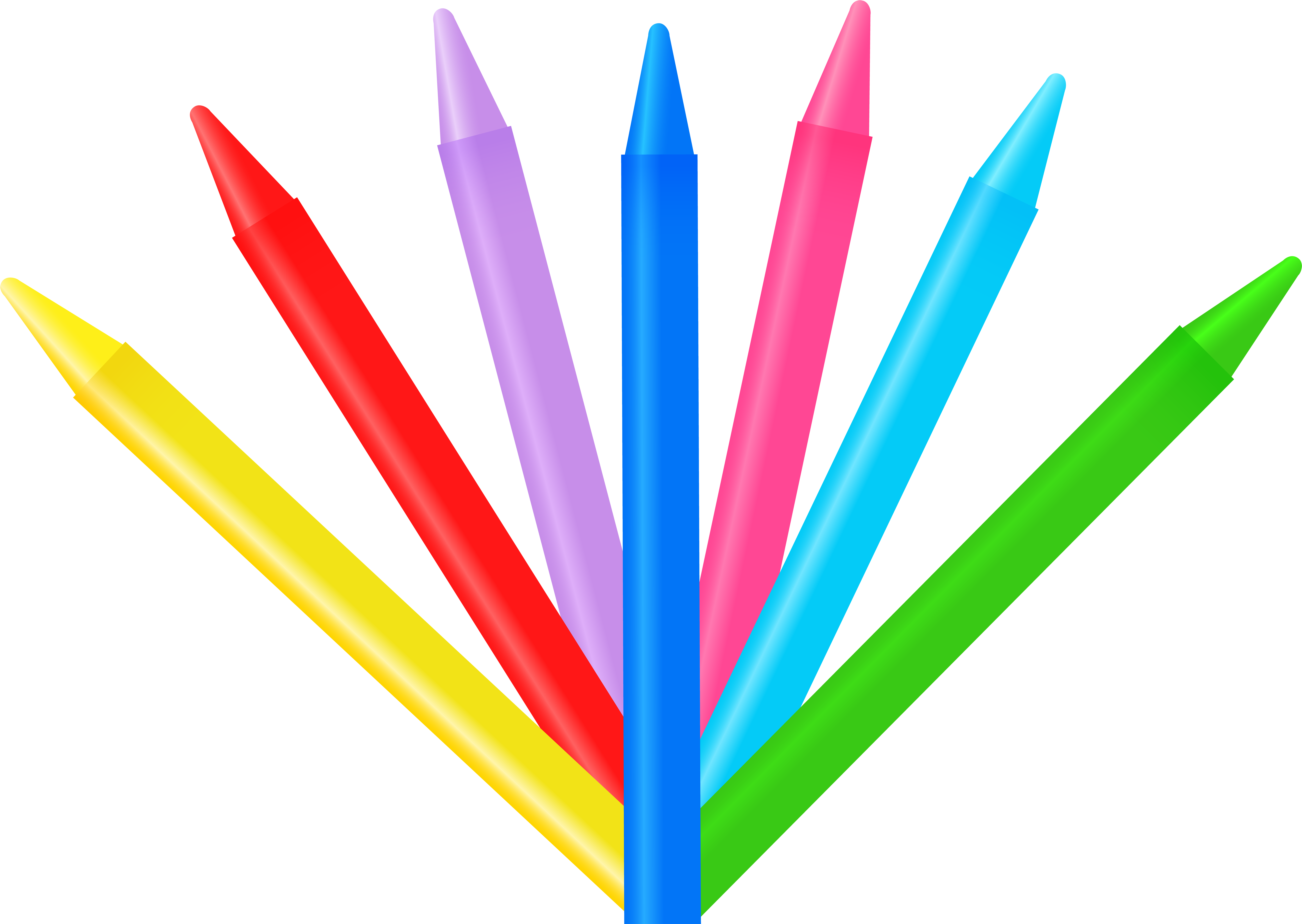 Oil Pastels Png Clip Art Image - Oil Pastels Png Clip Art Image (8000x5638)