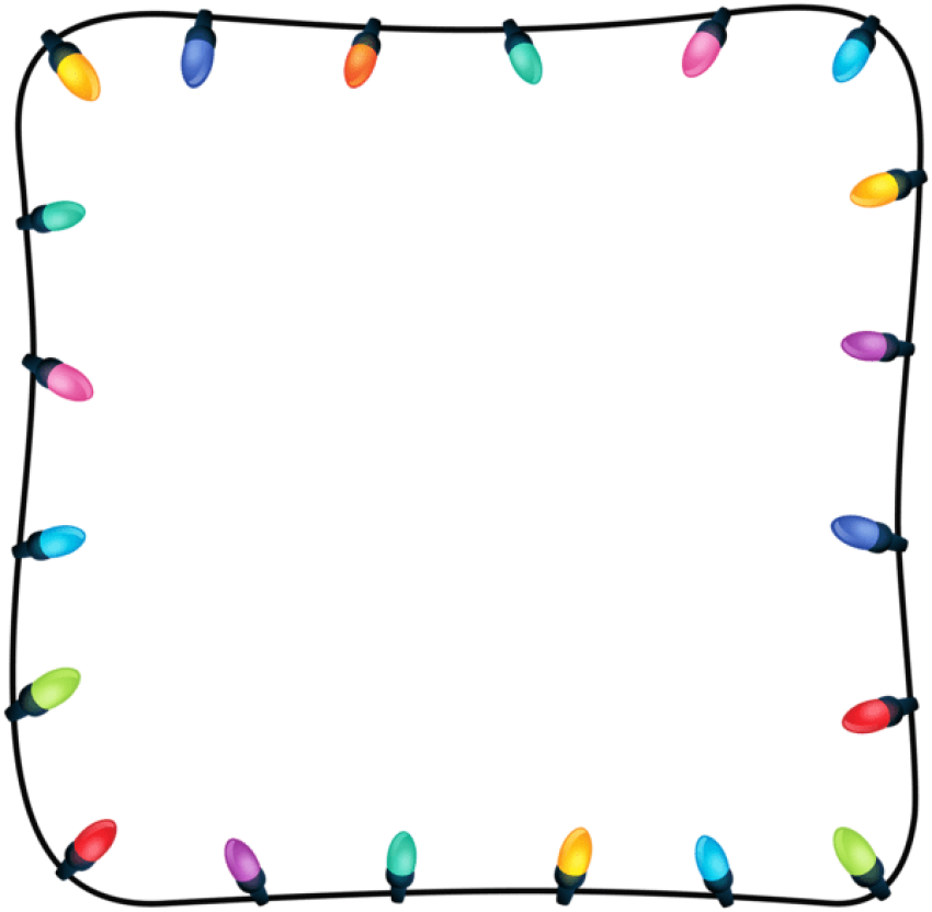 Free Png Christmas Lights Border Png - Christmas Lights Border Png (850x832)