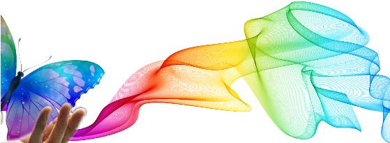Blow - Colored Smoke Transparent Background (558x240)