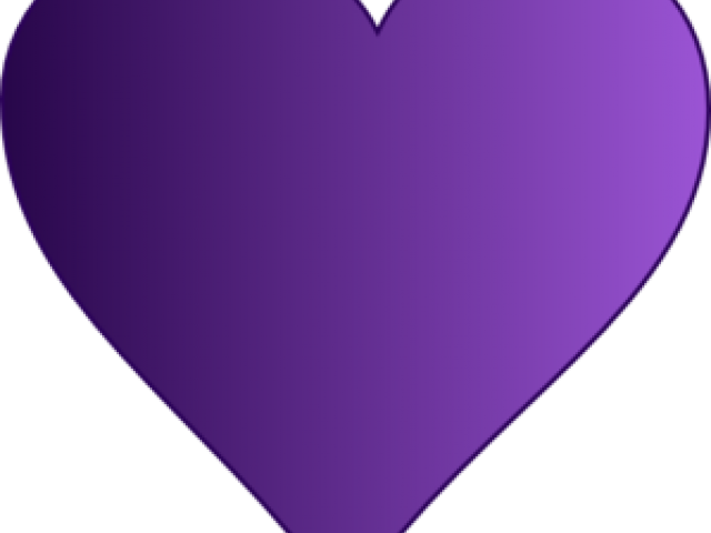 Purple Heart Cliparts - Heart (640x480)