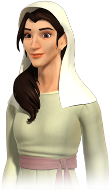 Welcome To Our Hand Picked Show Hebrew Clipart Page - Naomi Bible Character (350x420)