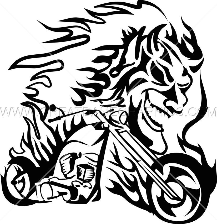 Stencil Of Hell's Flames Clipart Drawing Clip Art - Stencil Of Hell's Flames (825x853)