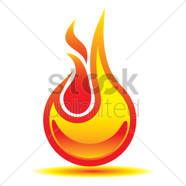Orange Clipart Flame Fire Clip Art - Flame (600x600)