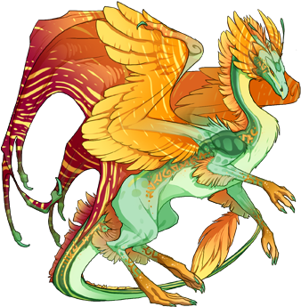Flight Rising Golden Dragon (350x350)