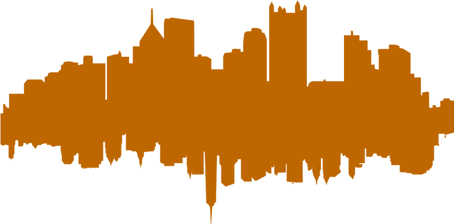 Pittsburgh-bound - Pittsburgh Skyline Outline Png (903x519)
