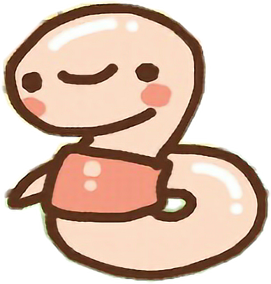 Worms Clipart Adorable - Cartoon Cute Kawaii Worm (388x406)