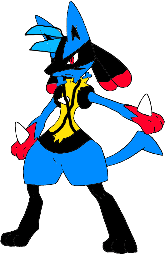 My Pokemon Oc - Pokemon Lucario (600x853)