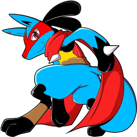 Sam The Lucario By New Founding Fathers - Cartoon (500x479)