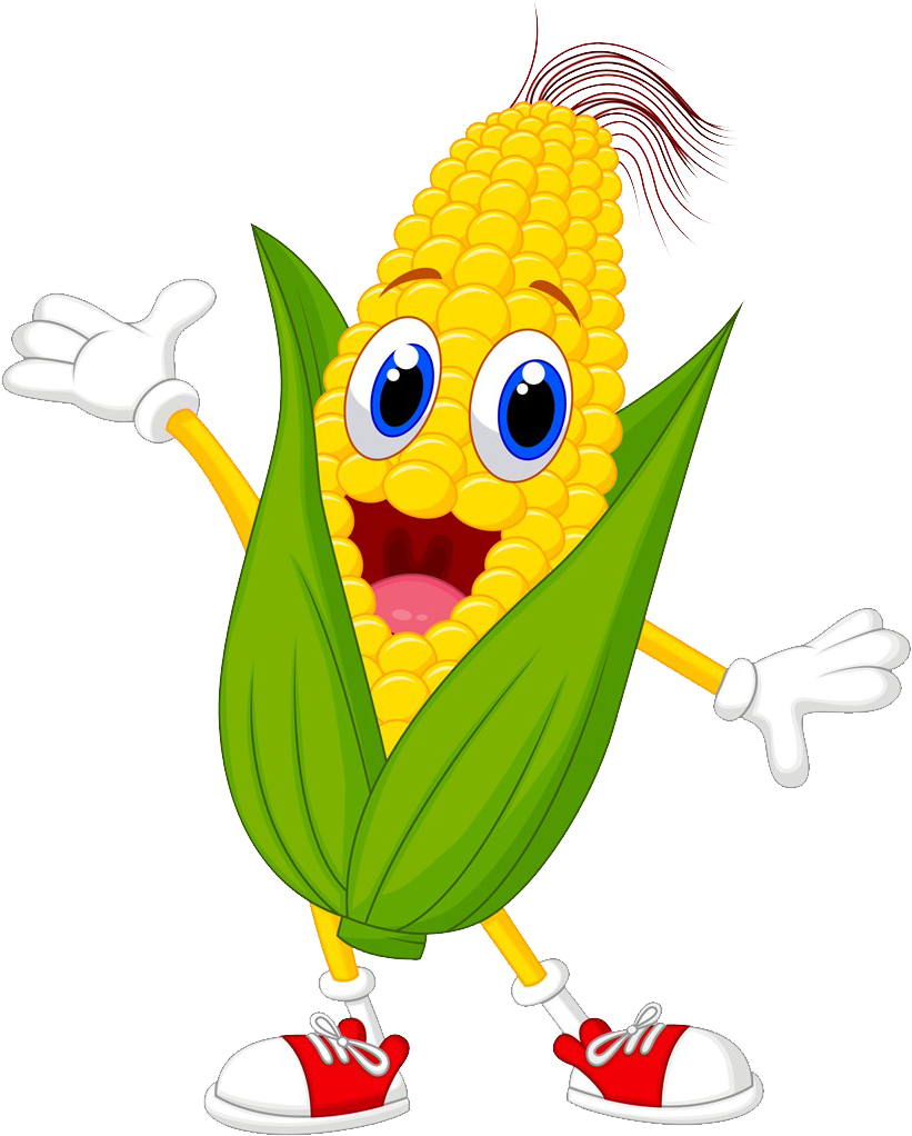 Maize On The Cob - Maiz Animado Png (1024x1024)