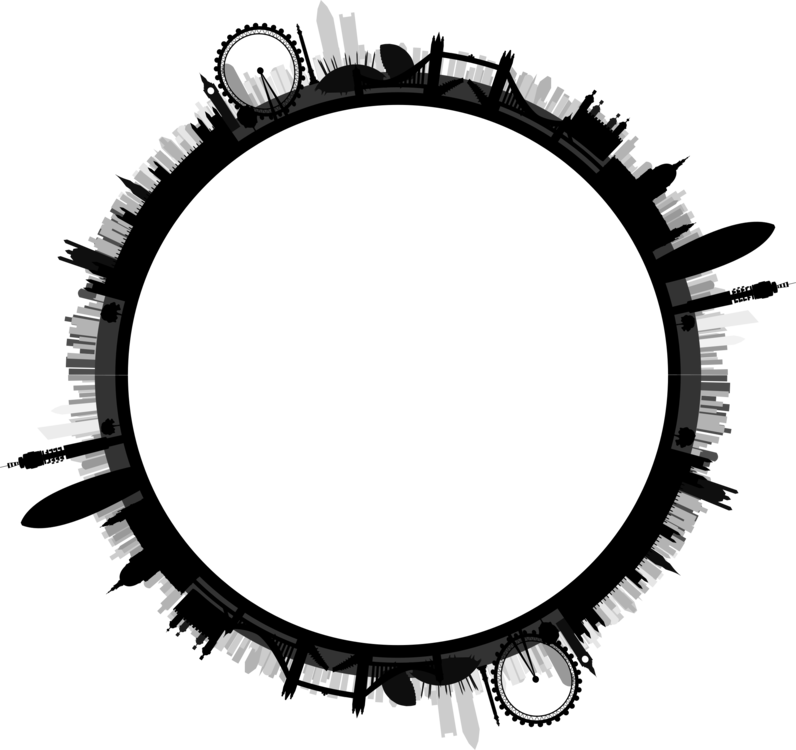 London Black M Skyline - London Skyline (796x750)
