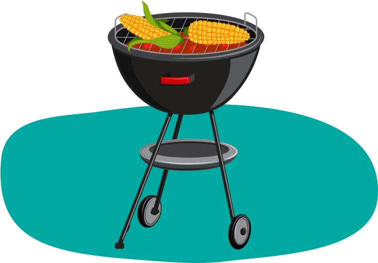 The Staffy With The Adventurous Appetite Will Make - Barbecue Grill (800x551)