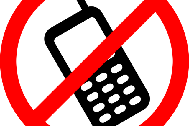 By Mayim Bialik On Her Website, Groknation - No Cellphone Sign At Work (641x427)