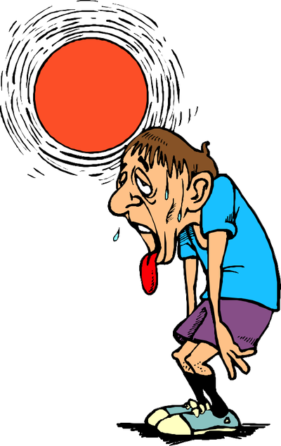 Sweating From Climate Change - Heat Exhaustion (400x634)