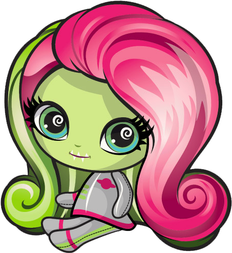 Monster High Mini - Monster High Minis Venus (473x510)