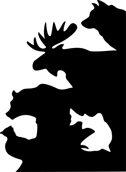 Elk Clipart Alaska Wildlife - Illustration (439x600)