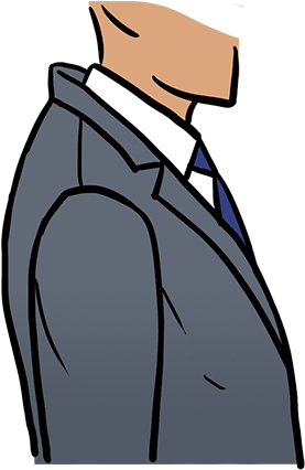 How A Suit Should Fit Jacket Collar - Illustration (363x428)