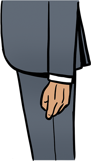 How A Suit Should Fit Jacket Length - Cartoon (414x520)