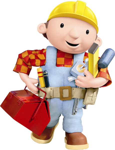 Bob The Builder Transparent Transparent Background - Bob The Builder Png (460x600)