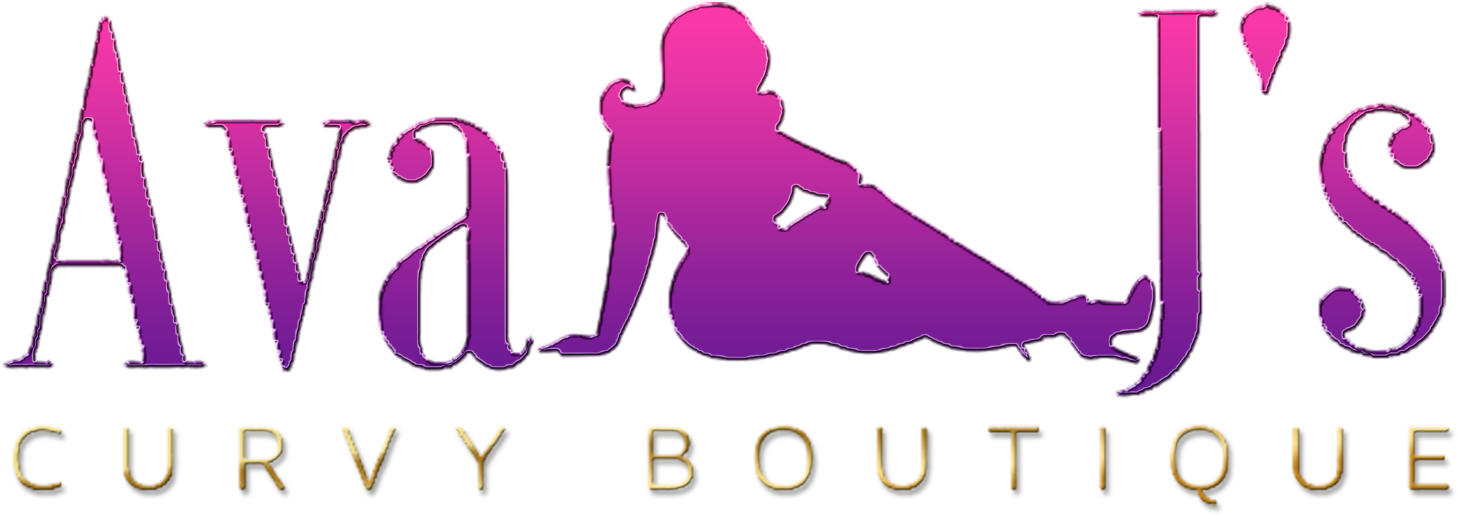 Draping Dress Ava J's Curvy Boutique Svg Transparent - Curvy Logo (1500x633)
