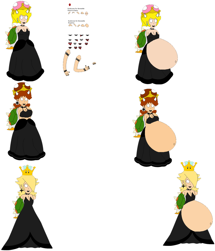 Bowsette Character Builder Deluxe By Dsfan2-pmb - Cartoon (894x894)
