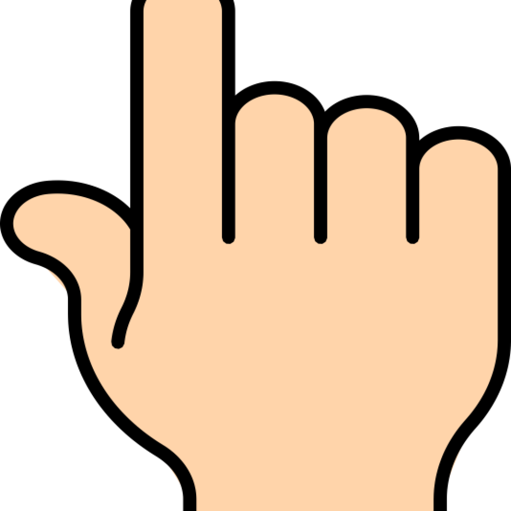 Finger Point Clip Art Collection Of Free Indices Clipart - Pointing Hand Illustration Png (1024x1024)