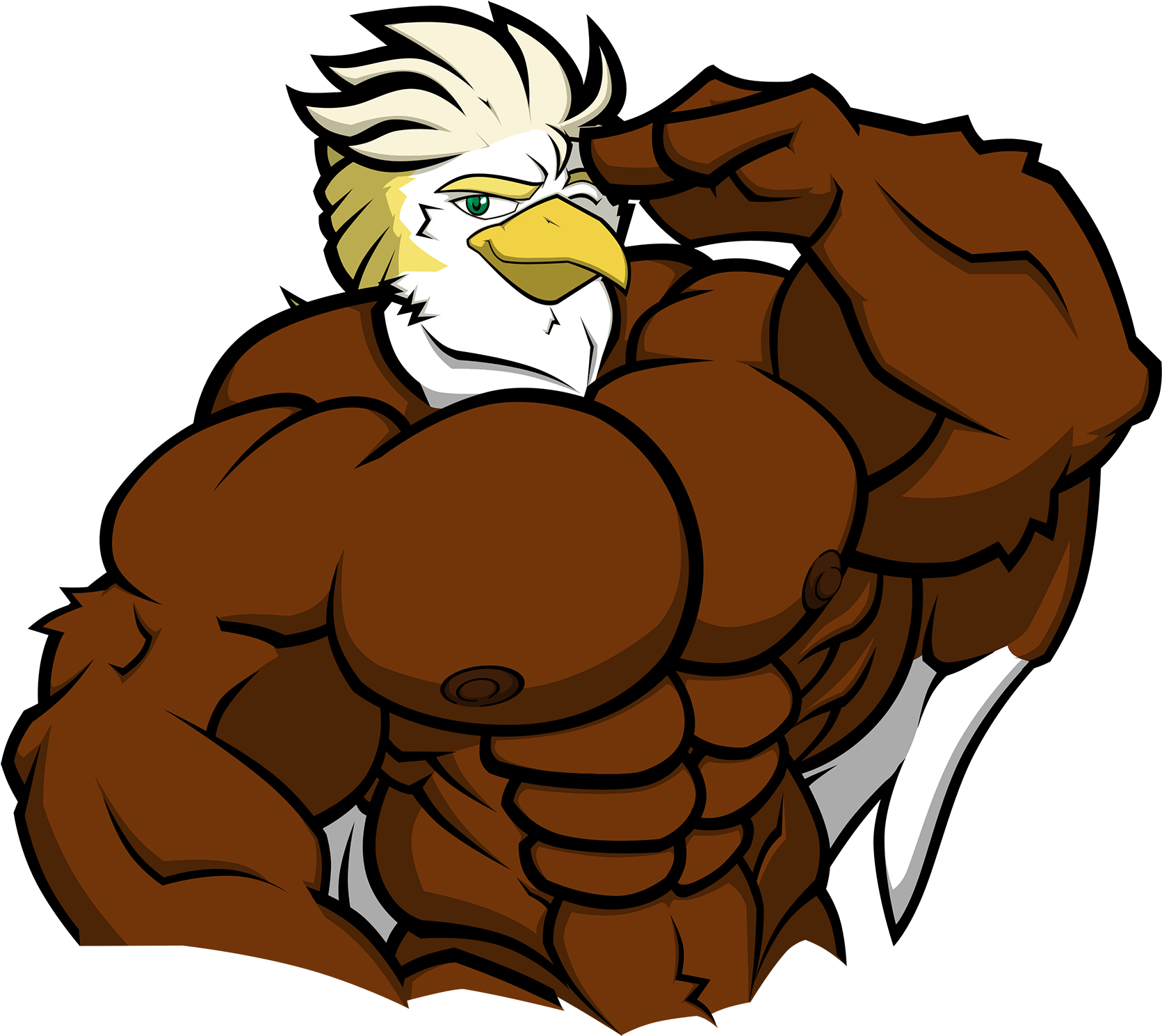 Clipart Birds Muscular - Tokyo Afterschool Summoners Thunderbird (1700x1648)