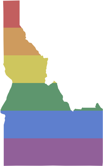 Lgbt Idaho - Idaho Icon (600x600)
