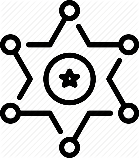 Police Sheriff Texas Wild - Circle (452x512)