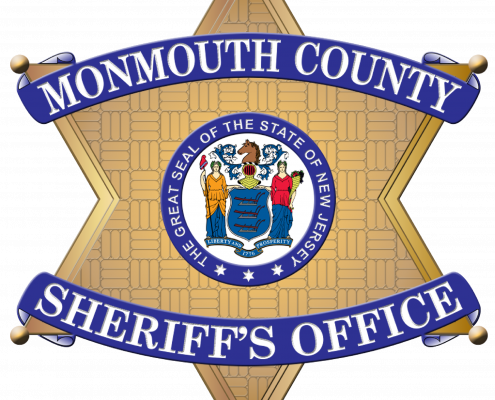 Monmouth County Sheriffs Logo Large - New Jersey State Flag (495x400)