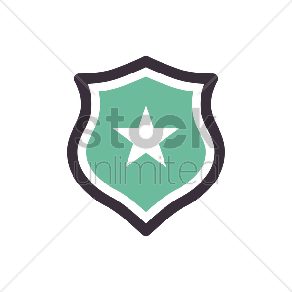 Police Line Flag Clipart Police Badge - Emblem (600x600)