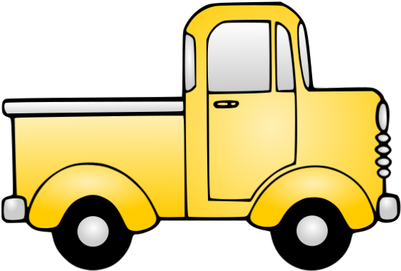Caravan Clipart Bakkie - Toy Truck Clip Art (640x480)