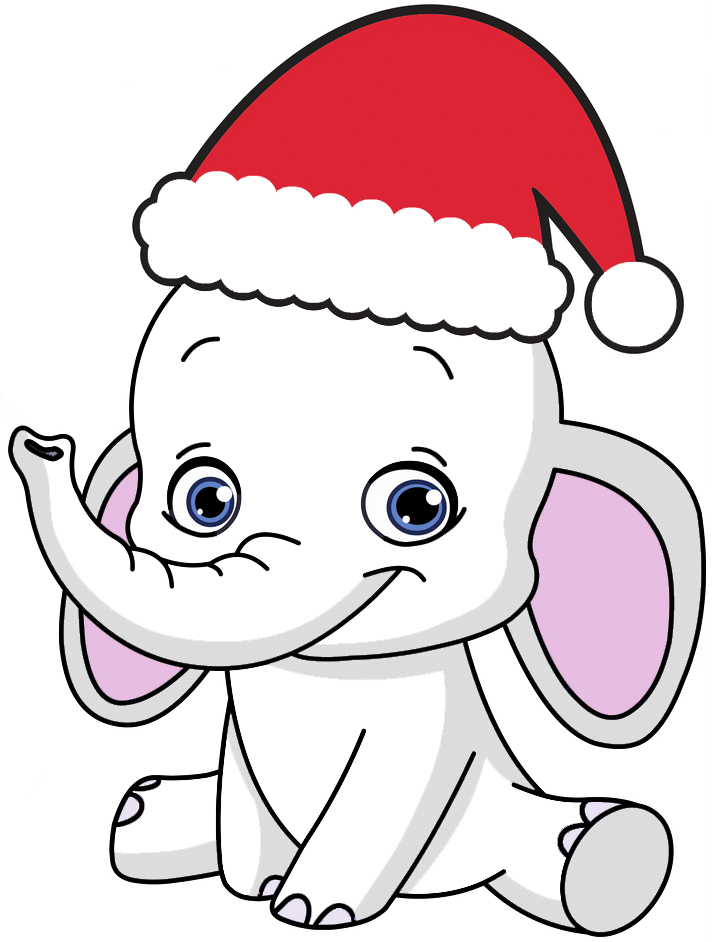 10 Awesome White Elephant Gift Ideas Cute Elephant Clipart Black And