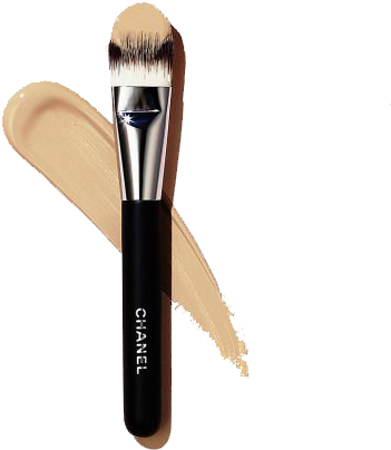 Foundation Liquid Makeup Cosmetics Chanel Brush Clipart - Makeup Brushes (460x586)