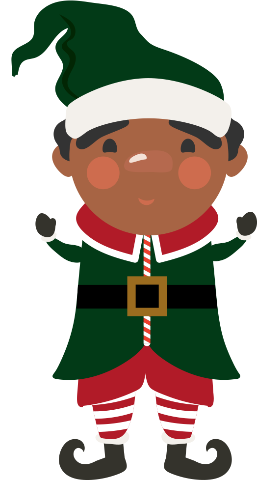 This Is A Sticker Of An Elf - Cartoon (627x1000)