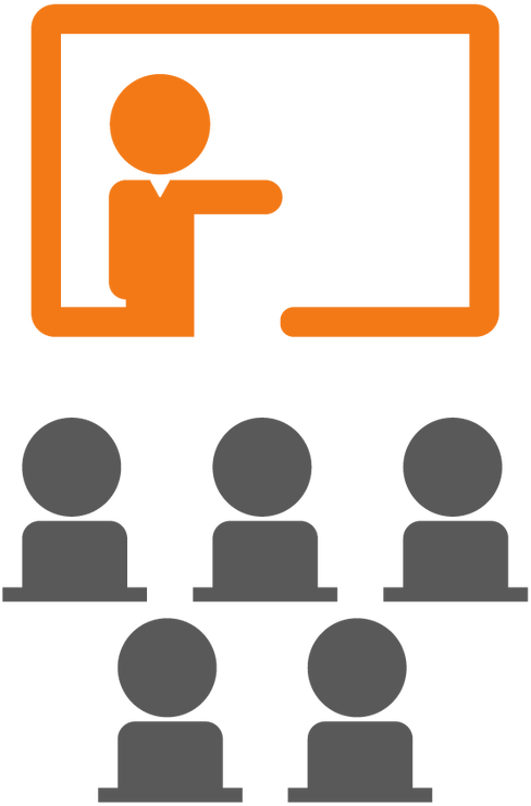 Group Clipart Training Workshop - Training Strategy Icon (518x800)