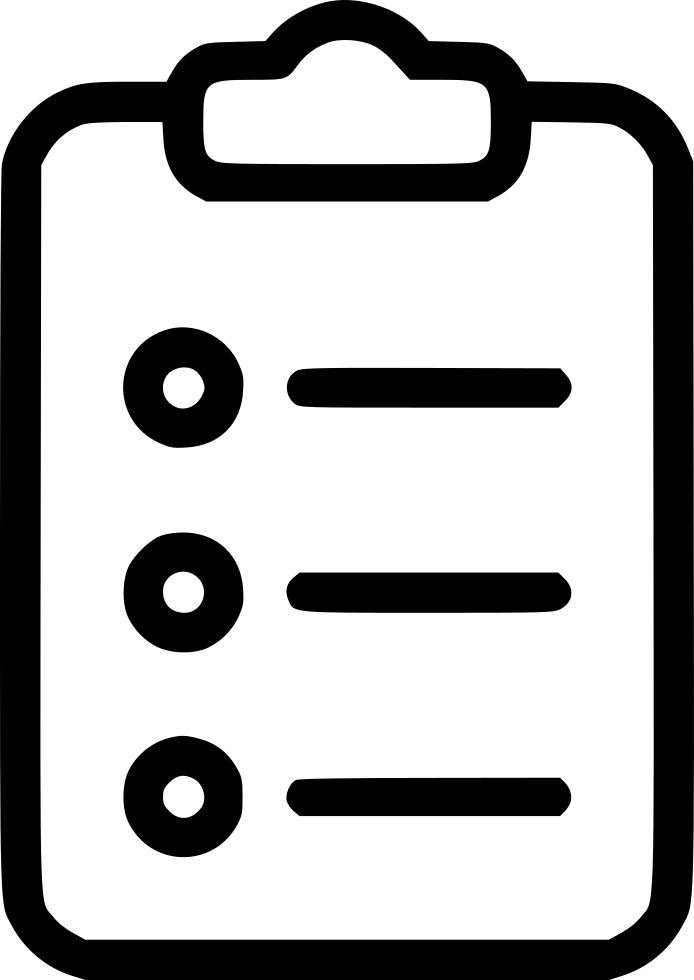 Png File Svg - Check List Icono (694x980)