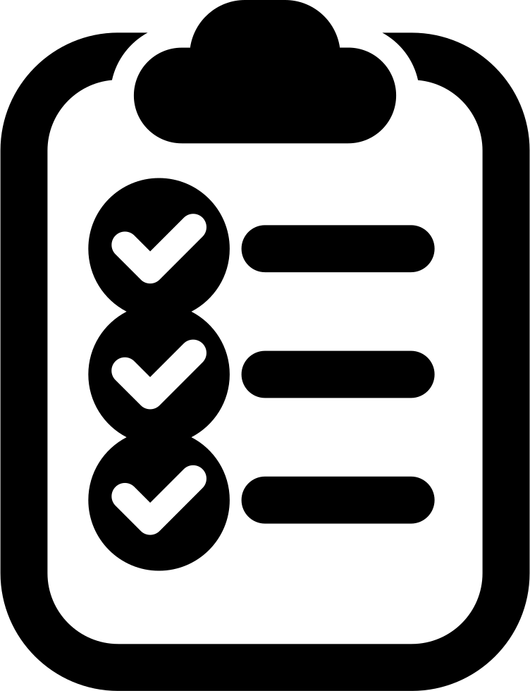 Png File Svg - Transparent Background Checklist Icon Png (752x980)