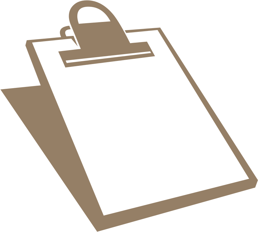 Clipboard Silhouette R - Clipboard Silhouette (849x768)