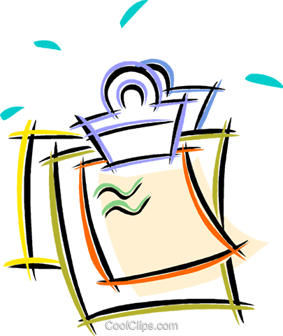 Clipboard With Paper Royalty Free Vector Clip Art Illustration - Clipboard With Paper Royalty Free Vector Clip Art Illustration (405x480)